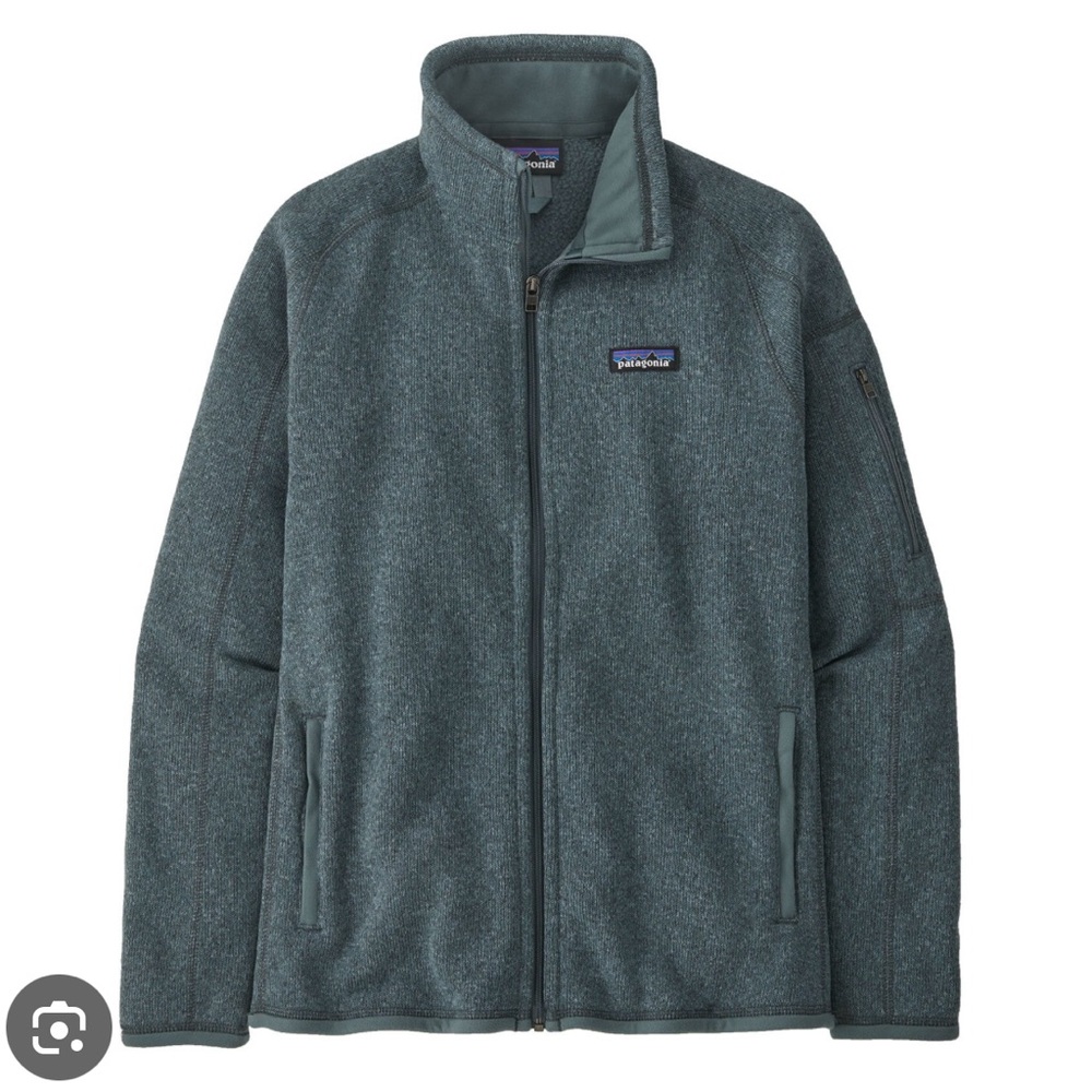 Women’s Gray/Blue Patagonia Fleece Jacket